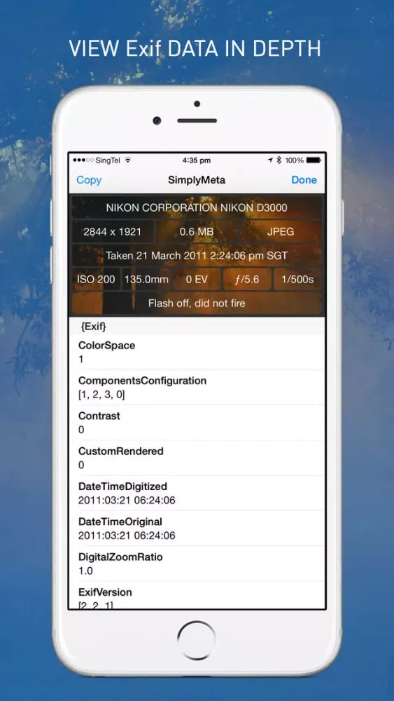 ภาพหน้าจอของ SimplyMeta