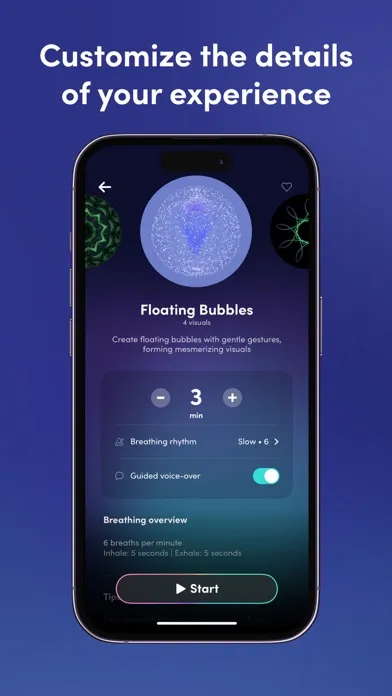 Скриншоты Motionscape: Mindful Breathing
