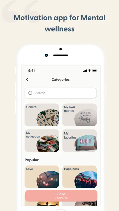 ภาพหน้าจอของ Motiv8 - Daily Motivatio‪n‬