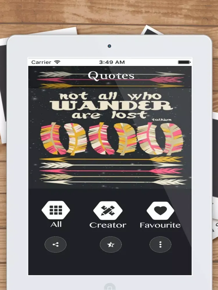 70 motivational quotes and inspirational quotes Daily Quote of the day' free' iPad  Screenshots