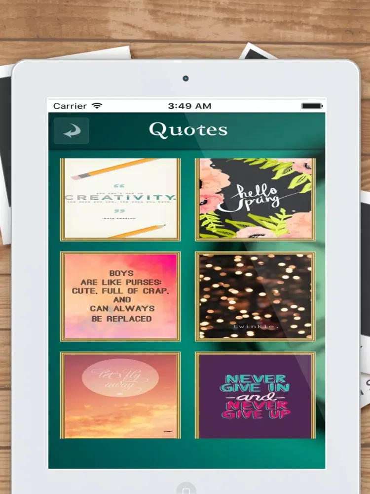 70 motivational quotes and inspirational quotes Daily Quote of the day' free' iPad  Screenshots