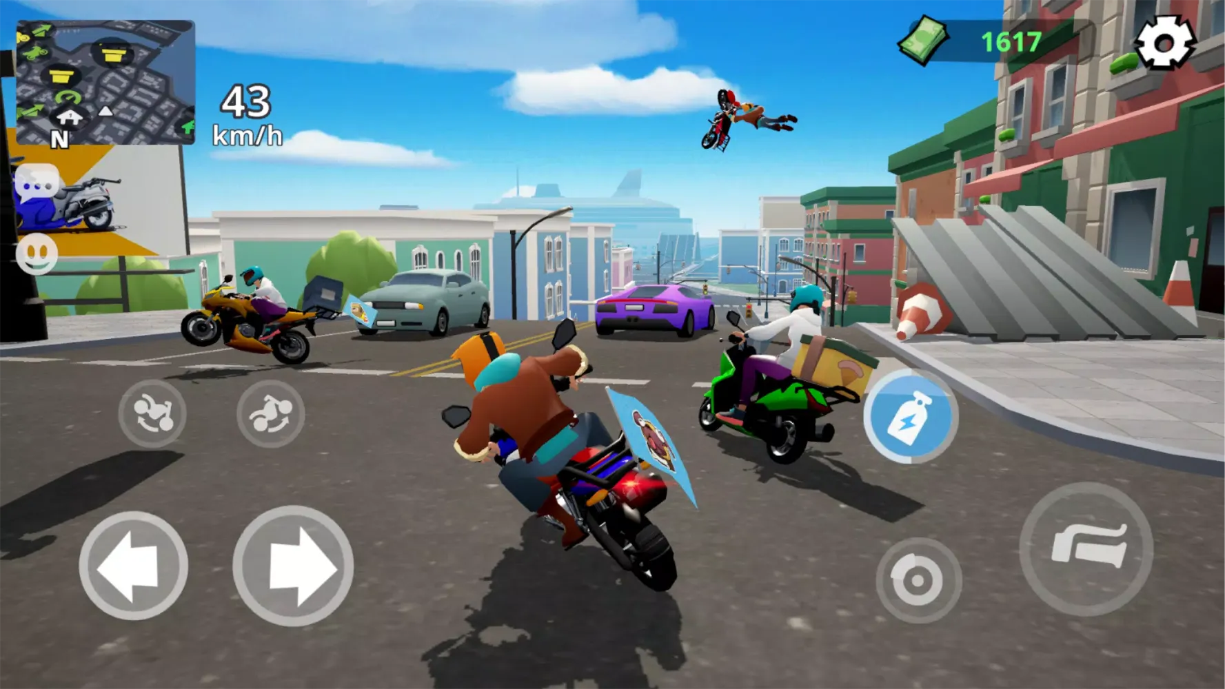 Moto City: Mad Bike Delivery Screenshots