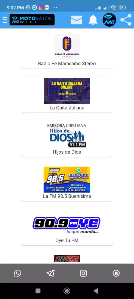 Moto Raton WIFI Screenshots