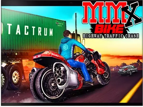 Tangkapan layar MMX Highway Bike Traffic Crash iPad 