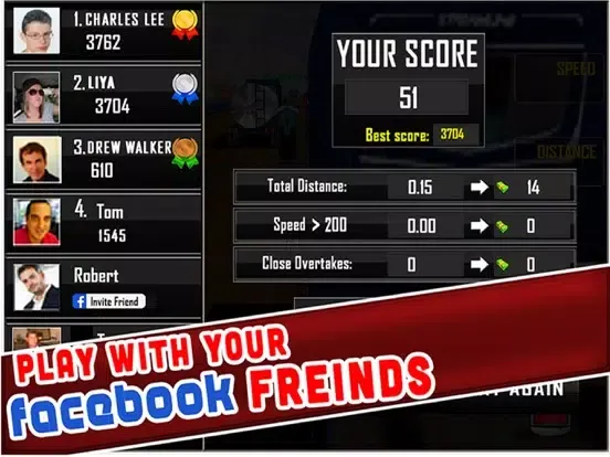Tangkapan layar MMX Highway Bike Traffic Crash iPad 