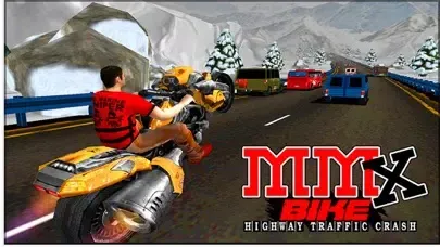 Tangkapan layar MMX Highway Bike Traffic Crash
