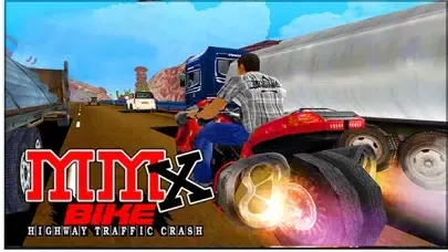 Tangkapan layar MMX Highway Bike Traffic Crash