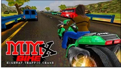 Tangkapan layar MMX Highway Bike Traffic Crash