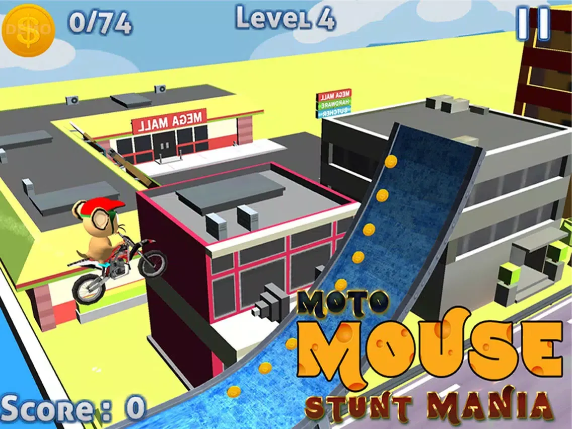 MOTO MOUSE STUNT MANIA - ( 3D DIRT BIKE RACING GAME ) iPad 應用截圖