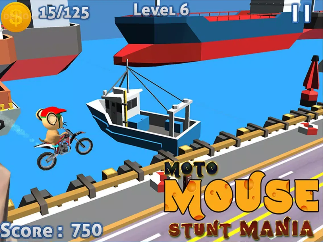 MOTO MOUSE STUNT MANIA - ( 3D DIRT BIKE RACING GAME ) iPad 應用截圖