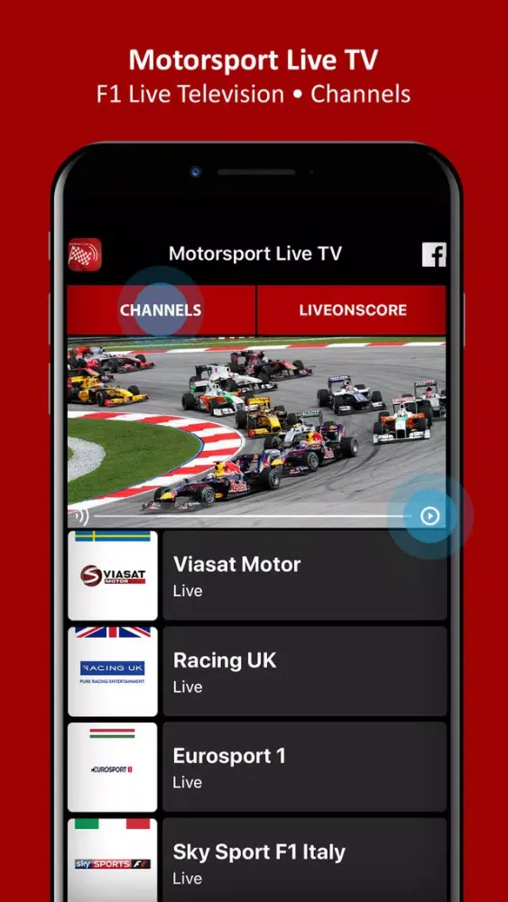 Captures d'écran de Motorsport Live TV - FI TV