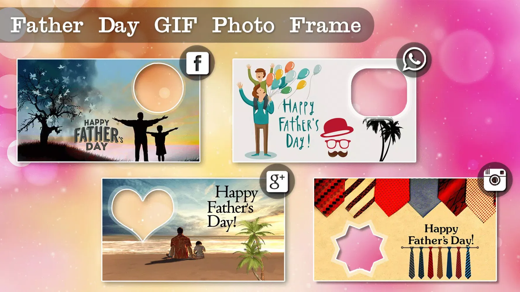 Fathers Day Photo Frame Editor應用截圖
