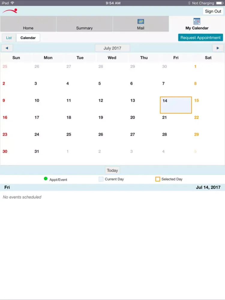 Screenshot di My Mount Nittany Health Patient Portal iPad 