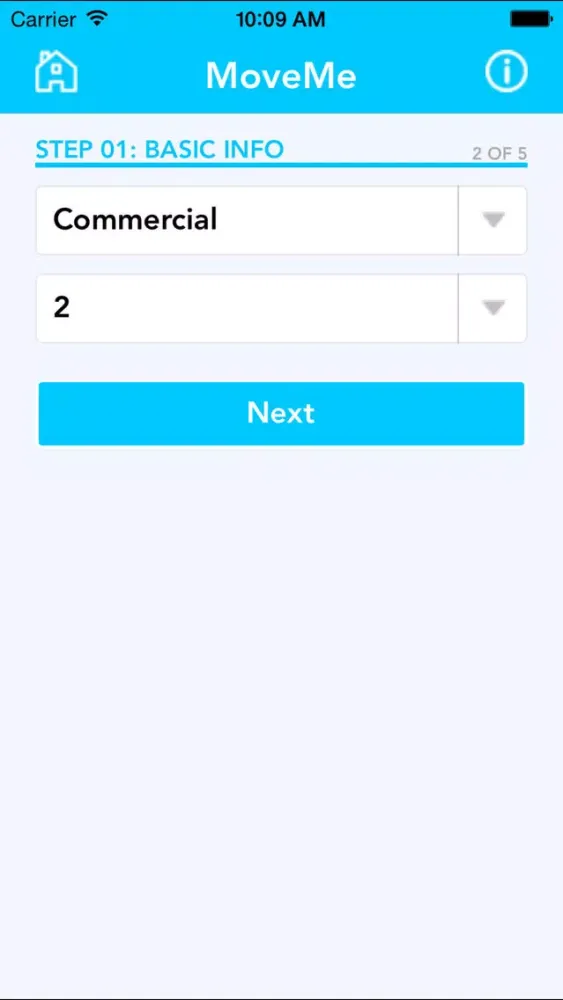 Capturas de tela do MoveMe Moving App