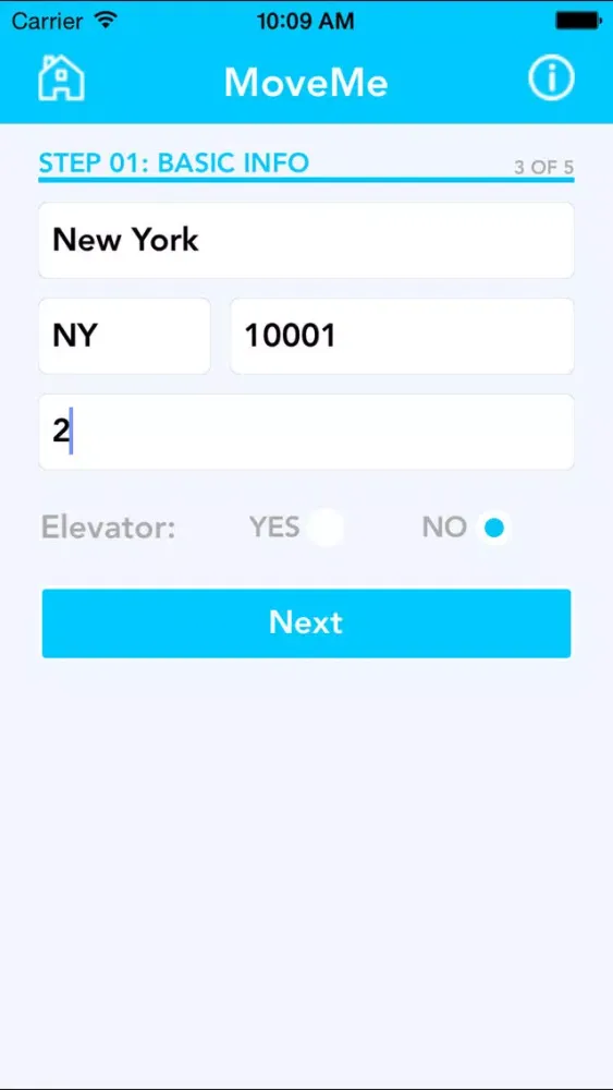 Capturas de tela do MoveMe Moving App