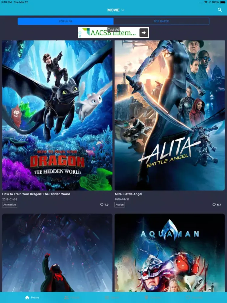 Movies - TV Shows Trailer iPad 应用截图