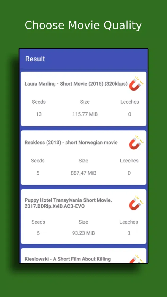 Movie Downloader Ekran Görüntüleri