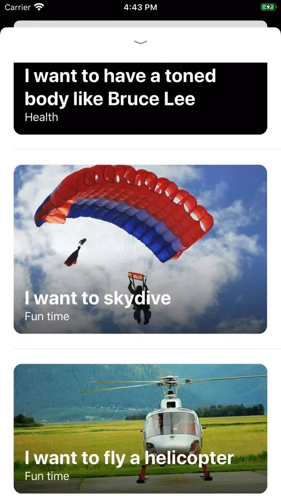 Capturas de pantalla de myLife - agile way of life