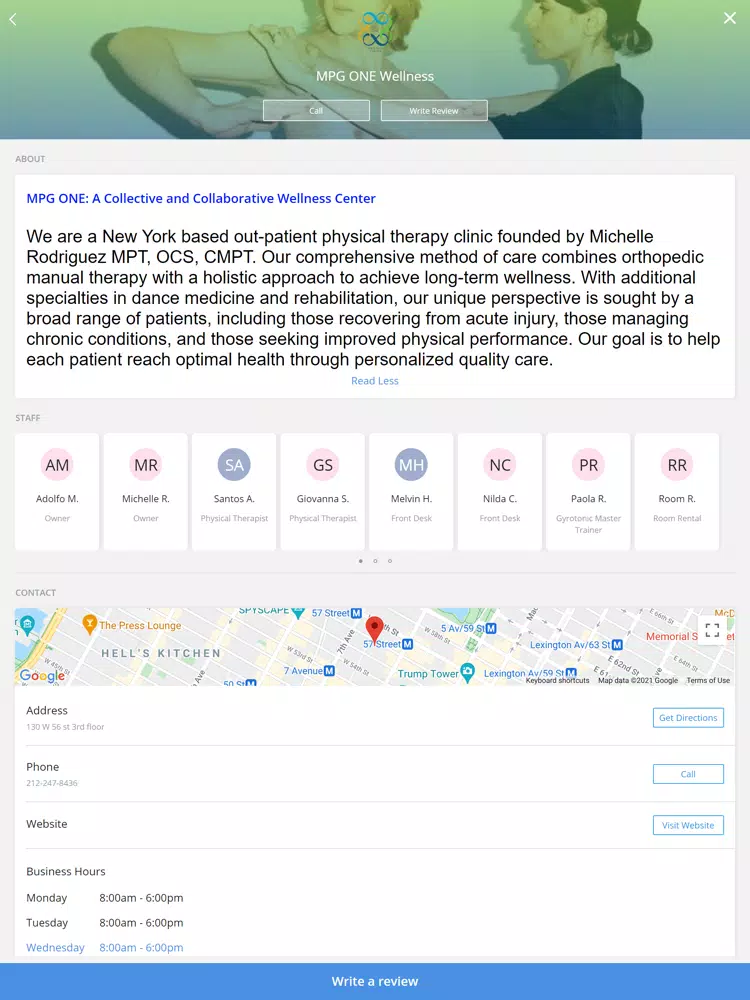 MPG ONE Wellness iPad  Ekran Görüntüleri