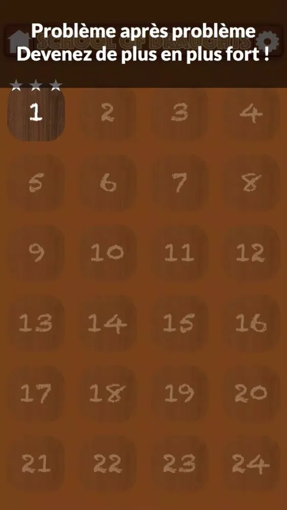 Captures d'écran de SOD : School Of Draughts