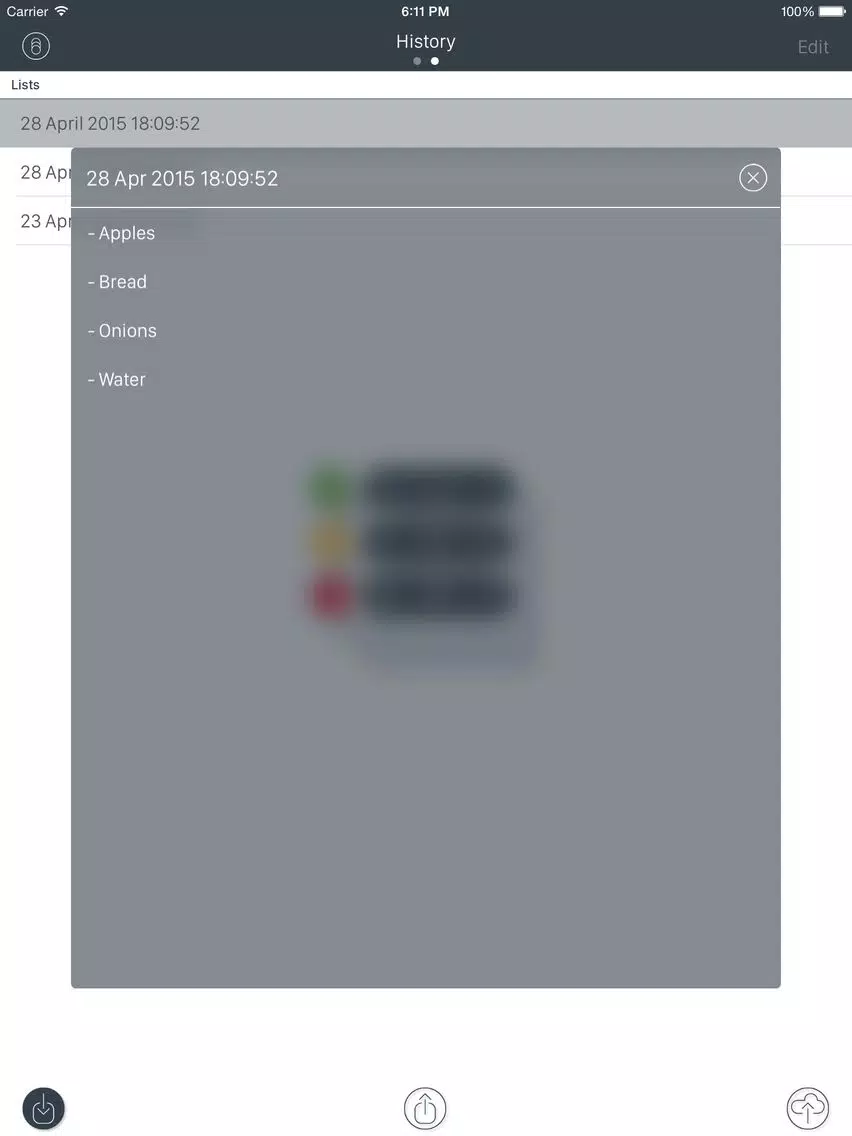 Tangkapan skrin QuickCart - Say, write or scan your shopping list iPad 