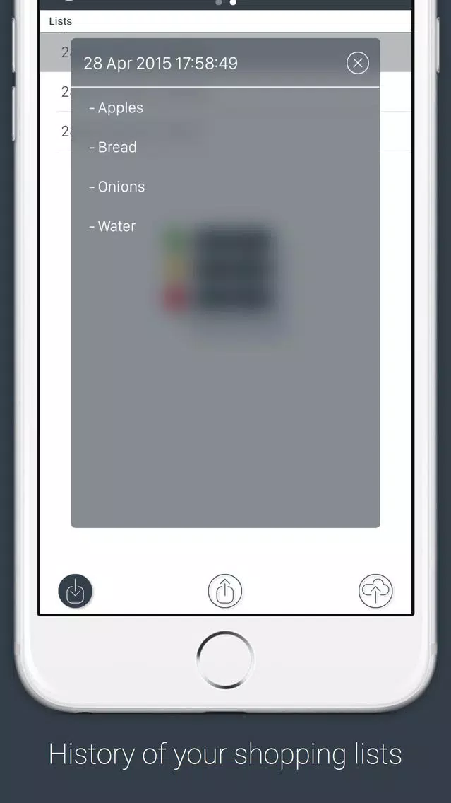 Tangkapan skrin QuickCart - Say, write or scan your shopping list