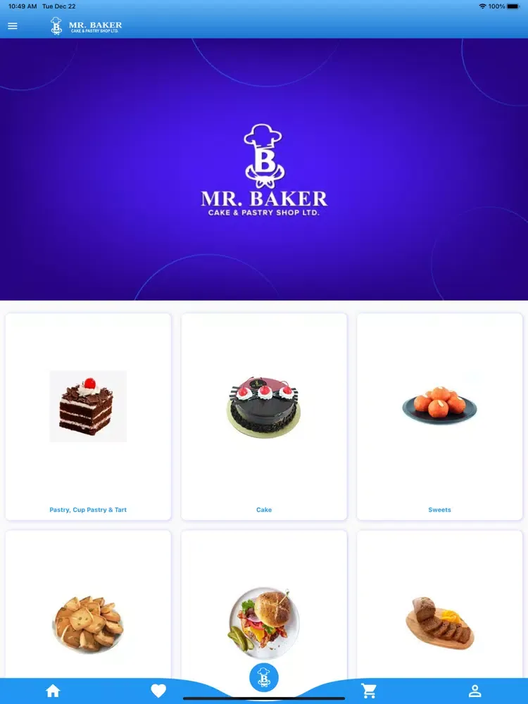 Mr Baker Cake and Pastry iPad 應用截圖