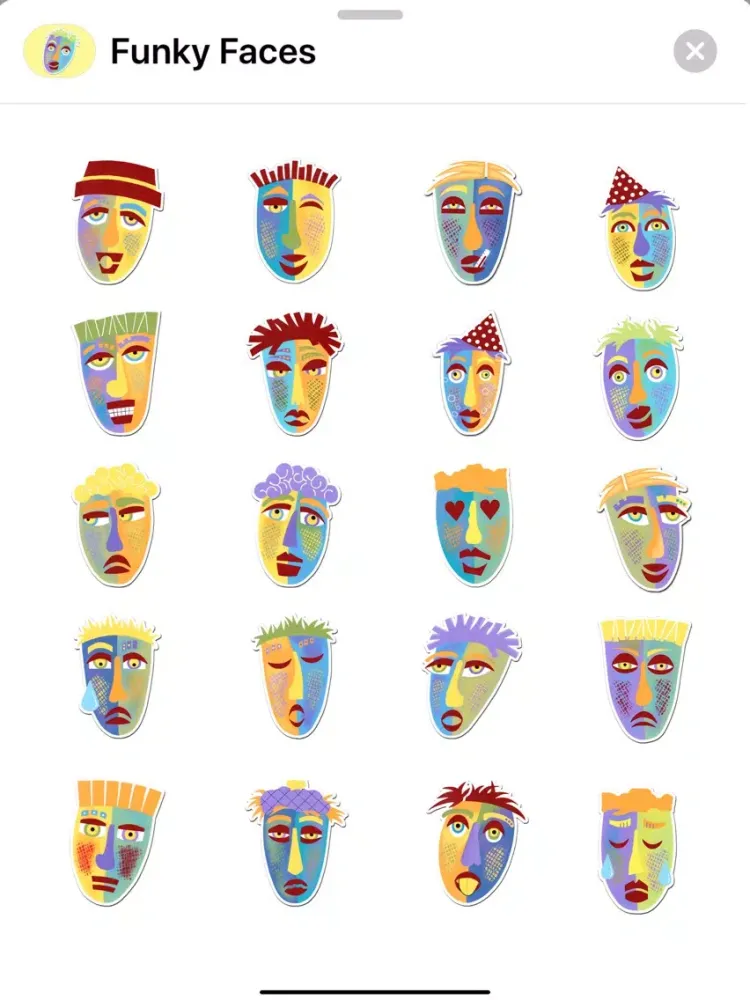 Funky Faces iPad  Screenshots