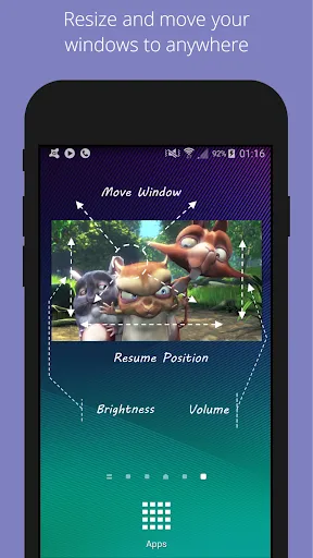 Lua Player-Popup Media Player Screenshots