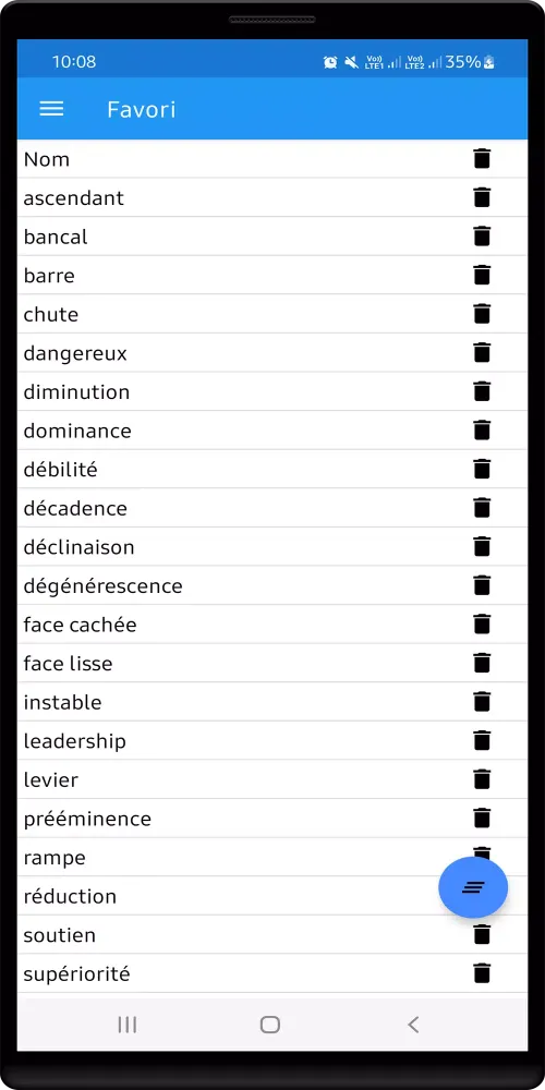 French Thesaurus 스크린샷