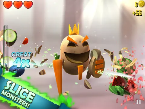 KingHunt - The Next Generation Slicing Game iPad 应用截图