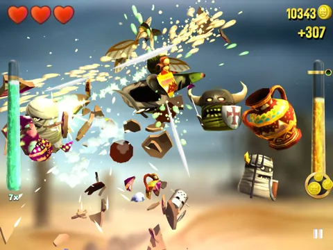 KingHunt - The Next Generation Slicing Game iPad 应用截图