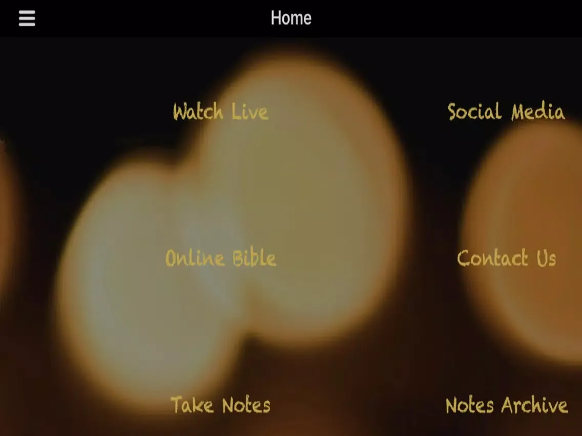 Capturas de tela do Global Media Ministries iPad 