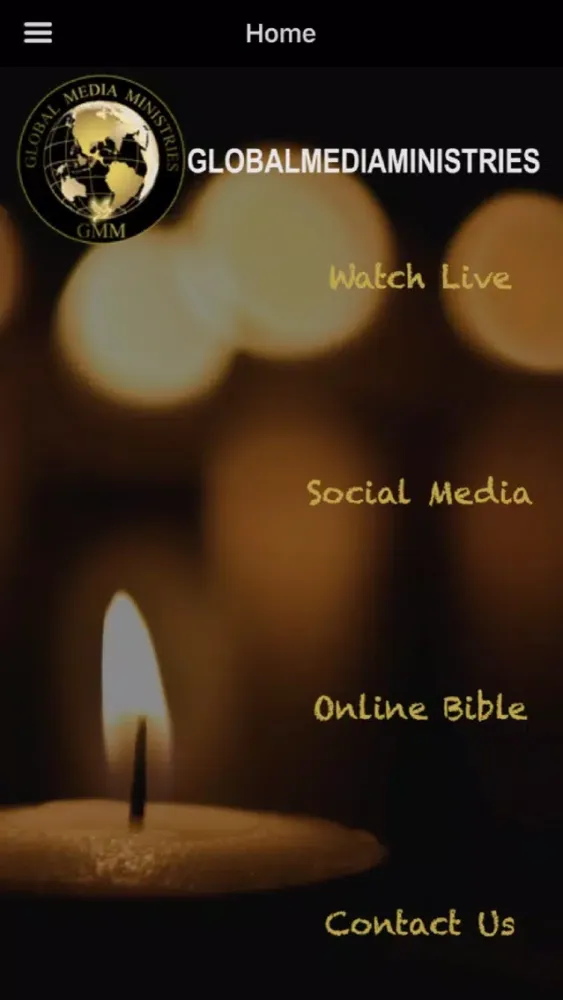 Capturas de tela do Global Media Ministries