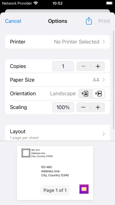 Envelope Address Label Maker應用截圖