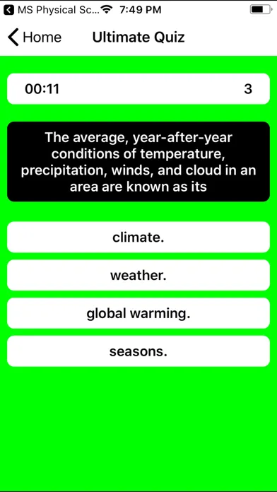 Скриншоты MS Earth Science Prep