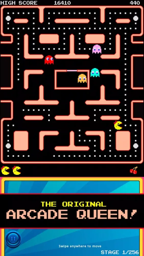 Ảnh chụp màn hình của Ms. PAC-MAN