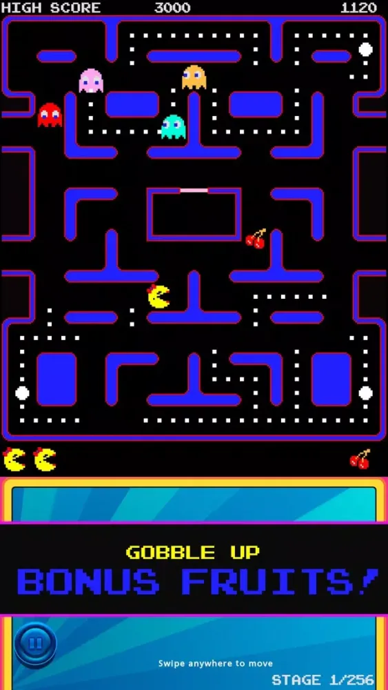 Ảnh chụp màn hình của Ms. PAC-MAN