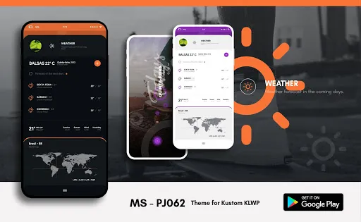 Ảnh chụp màn hình của MS - PJ062 Theme for KLWP