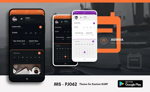 Ảnh chụp màn hình của MS - PJ062 Theme for KLWP