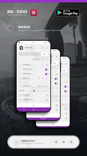 Ảnh chụp màn hình của MS - PJ062 Theme for KLWP