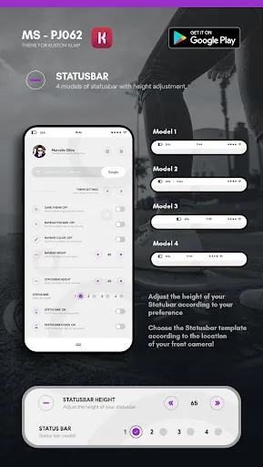 Ảnh chụp màn hình của MS - PJ062 Theme for KLWP