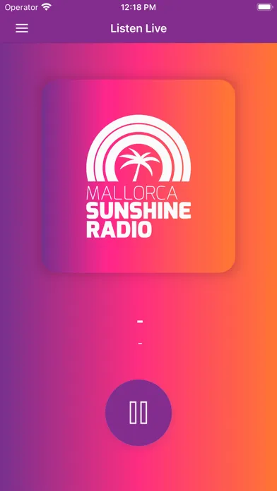 Capturas de tela do Mallorca Sunshine Radio