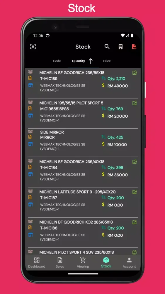 Tangkapan skrin Webmax Pro V3+
