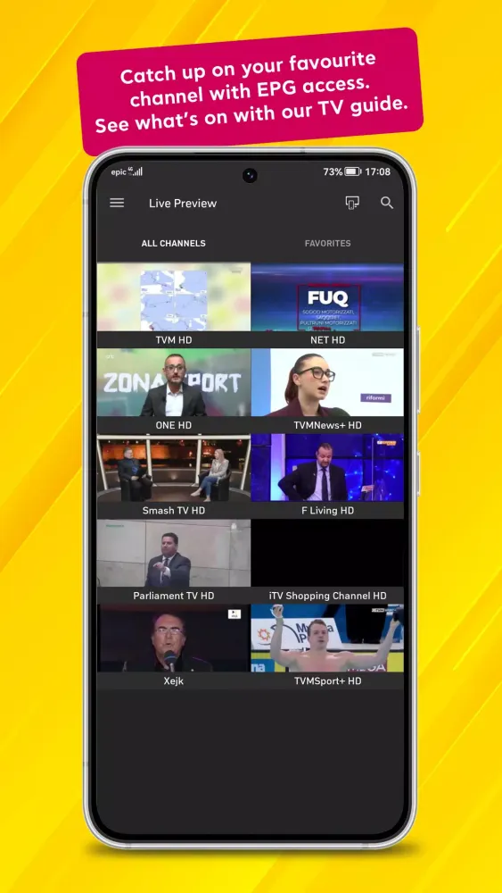 Capturas de pantalla de TV by Epic