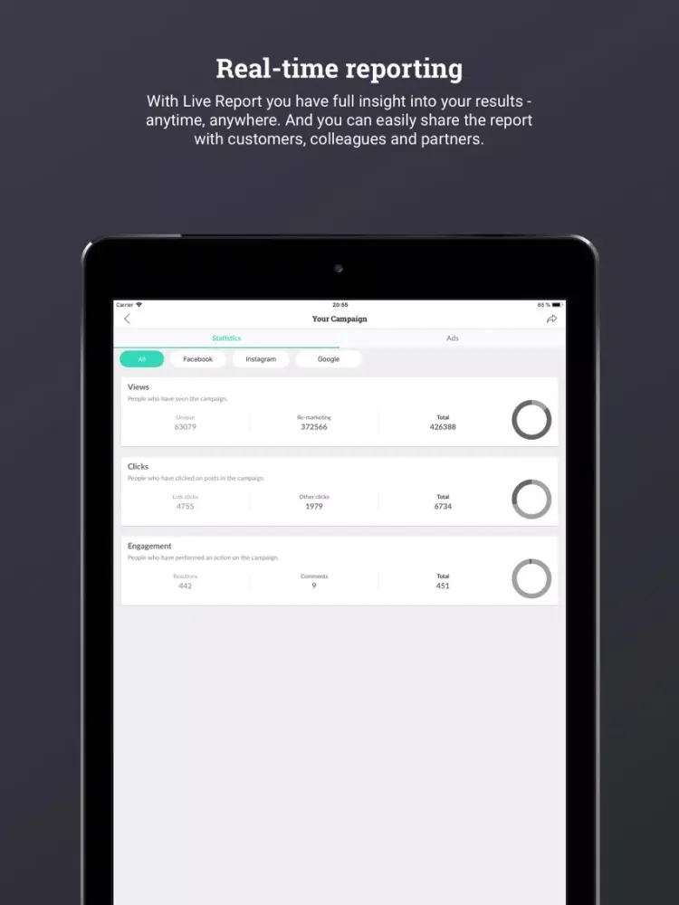 Marketer - Your Marketing App iPad  Ekran Görüntüleri