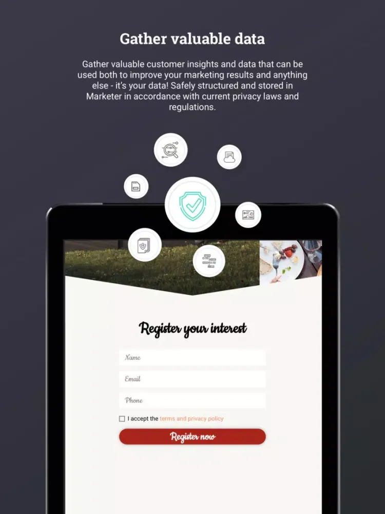 Marketer - Your Marketing App iPad  Ekran Görüntüleri