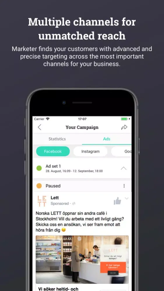 Marketer - Your Marketing App Ekran Görüntüleri