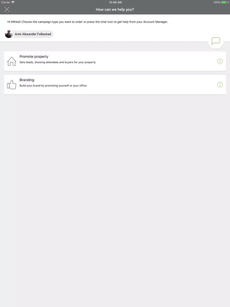 Marketer for Elegran iPad  스크린샷