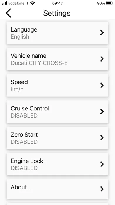Ducati Urban e-Mobility スクリーンショット